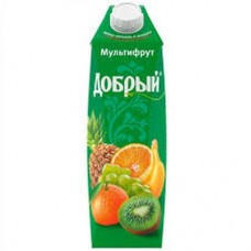 Сок Добрый Мультифрут 1л  (1*12) 