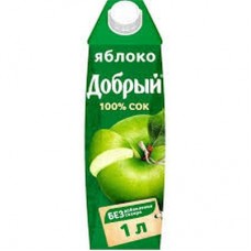 Сок Добрый Яблочный сок 1л (1*12) 