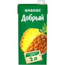 Сок Добрый Ананас 2л (1*6) 